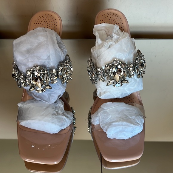 Cinderella Rhinestone Embellished Mule Heel - Picture 12 of 12